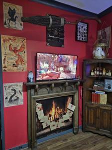 TV a/nebo společenská místnost v ubytování Gryffindor Common Room- Warner Bros Studios & London