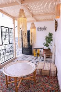 Posezení v ubytování Maison Imane Marrakech