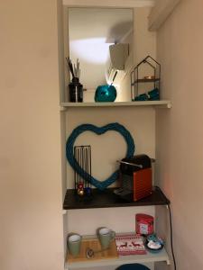 Kuchyň nebo kuchyňský kout v ubytování Chambre au calme dans maison avec vue