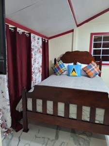 Rúm í herbergi á Le Blanc Hideaway