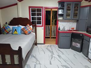 Eldhús eða eldhúskrókur á Le Blanc Hideaway