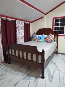 Rúm í herbergi á Le Blanc Hideaway