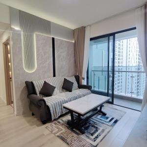 Χώρος καθιστικού στο Materi Center Point An Trú Homestay