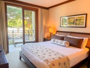 Postel nebo postele na pokoji v ubytování Ko Olina Beach Villas B304 - 3BR Luxury Condo with Stunning Ocean View & 2 Free Parking