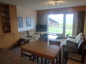 Posezení v ubytování Apartment in Veysonnaz near Ski Lift