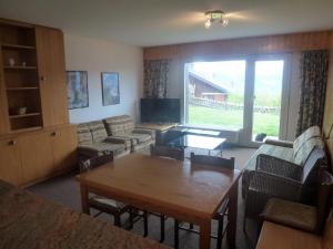 Posezení v ubytování Apartment in Veysonnaz near Ski Lift