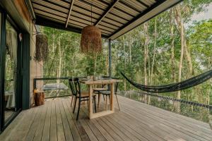 Balkón nebo terasa v ubytování El Bosque - Lago Calima
