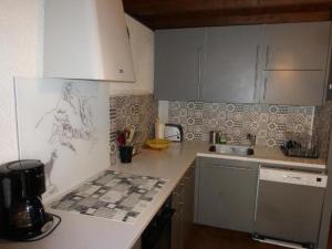 Kuchyň nebo kuchyňský kout v ubytování Appartement T2 confortable à Pra Loup 1600, 4 couchages - FR-1-804-17