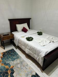 Voodi või voodid majutusasutuse Pharaohs Oasis Hotel toas