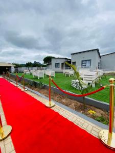 Bygningen som feriegården ligger i