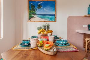 Jídlo v vily nebo okolí