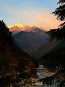 Naturlandskabet i nærheden af pensionatet