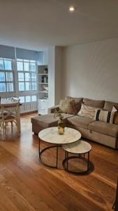 Posezení v ubytování Vivienda en el centro de la ciudad