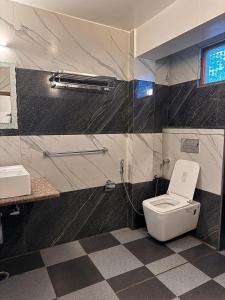 Et badeværelse på Alpine Guest House