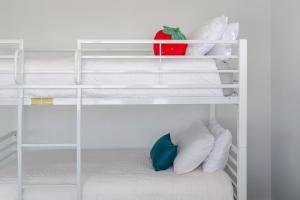 Postel nebo postele na pokoji v ubytování Double Delight