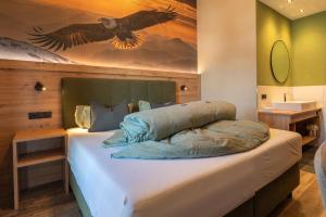 Postel nebo postele na pokoji v ubytování Aparthotel Fernblick