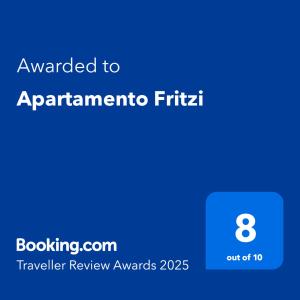 Certifikát, hodnocení, plakát nebo jiný dokument vystavený v ubytování Apartamento Fritzi