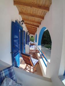 Balkón nebo terasa v ubytování Spiti Melianou