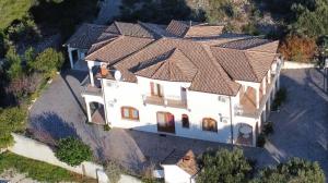 an overhead view of a large white house with brown roofs at New Villa Dubai - Okrug Gornji,Trogir, Hrvatska in Trogir