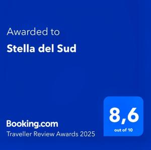 Certifikát, ocenenie alebo iný dokument vystavený v ubytovaní Stella del Sud