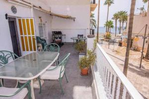 Balkon lub taras w obiekcie Dúplex El paseo Marítimo