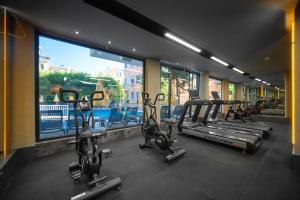 The fitness centre and/or fitness facilities at Villa Sunflower Hotel - All Inclusive