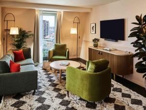 Posezení v ubytování Sofitel Brussels Europe