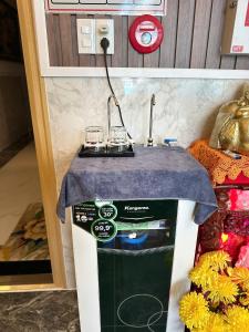 Kuchyň nebo kuchyňský kout v ubytování Nghia Lan Hotel