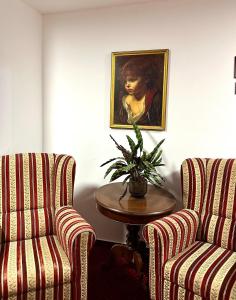 Istumisnurk majutusasutuses Hotel Sebastian u Hoffera