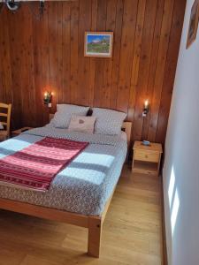 Postel nebo postele na pokoji v ubytování Stellina