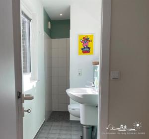 Ένα μπάνιο στο 36 Ferienhaus Schwarz-Priegnitz