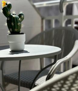 A seating area at Green House Skiathos