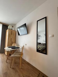 TV a/nebo společenská místnost v ubytování Podhalańskie Zacisze