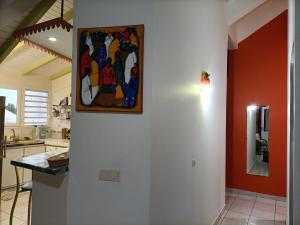 Η κουζίνα ή μικρή κουζίνα στο APPARTEMENT éclat d'orange