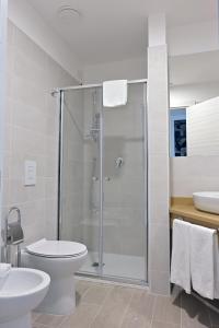 Koupelna v ubytování Hotel HE ROMA