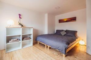 Posteľ alebo postele v izbe v ubytovaní Skodova 4 Apartments