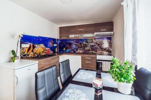 Kuchyňa alebo kuchynka v ubytovaní Skodova 4 Apartments