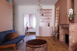 Istumisnurk majutusasutuses Grand Lotus Suite 96 m2, parveke, parkkipaikka +15 fotot