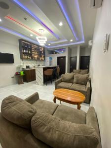 Posezení v ubytování Emmaag Hotel, Ibadan