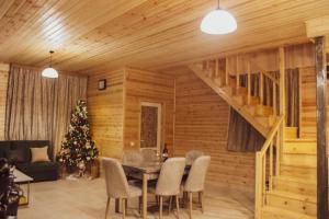 Area soggiorno di Mountain house in Mestia