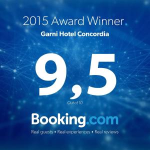 Certifikát, hodnocení, plakát nebo jiný dokument vystavený v ubytování Hotel Garni Concordia - Dolomites Home