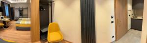 A seating area at Hotel Piccolo Mondo