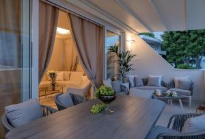 Posezení v ubytování LevelUp Apartment Split + 31 fotografií