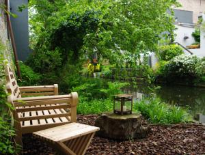 Zahrada ubytování B&B Canal Deluxe