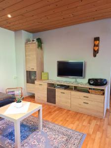 Kuchyň nebo kuchyňský kout v ubytování Ferienwohnung Angelina