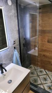Kúpeľňa v ubytovaní Apartmán U Kaštanu