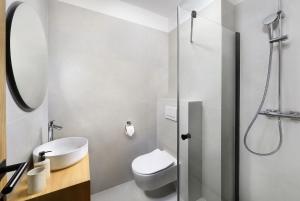Koupelna v ubytování Chalet Oasis - Luxusná chata s výhľadom, pri Zuberci a Kvačianskej doline