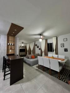 Dapur atau dapur kecil di Apartamento Amplo e Belíssimo! - 3 quadras do mar!