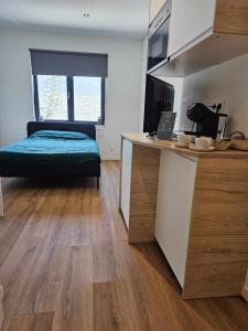 Kuchyň nebo kuchyňský kout v ubytování Orient Herent - Boetiekhotel