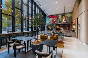 Posezení v ubytování YOTEL Tokyo Ginza